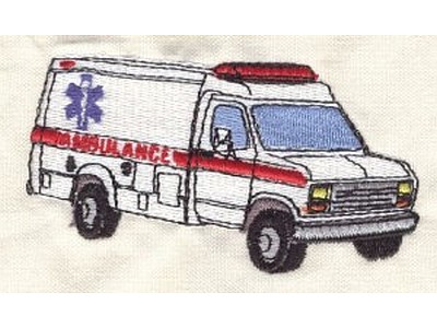 Service Vehicles Embroidery Machine Design