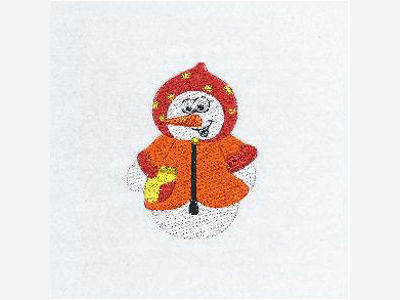 Snowman Embroidery Machine Design