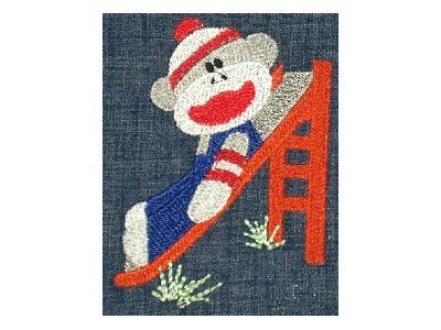 Sock Monkeys Embroidery Machine Design