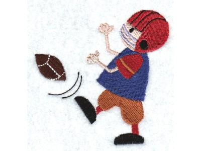 Sports Stick Boys Embroidery Machine Design