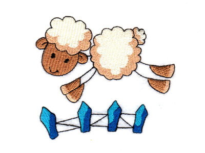 Sticky Farm Friends Embroidery Machine Design