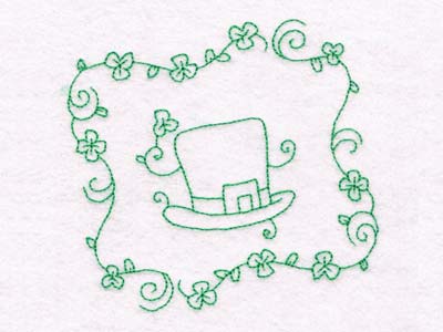 Saint Patricks Day Quilt Blocks Embroidery Machine Design