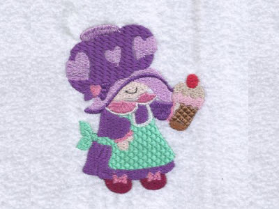 Summer Bonnets Embroidery Machine Design