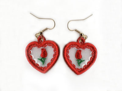 Sweetheart Flower Earrings