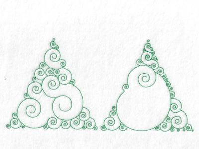 Swirly Tree Designs Embroidery Machine Design