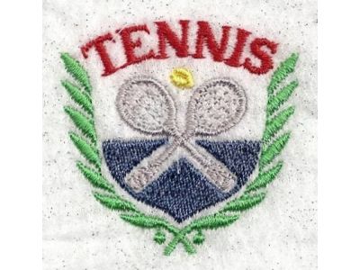 Tennis Embroidery Machine Design
