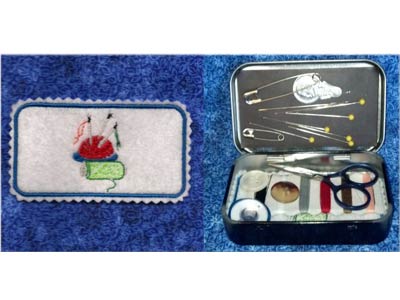 Mint Tin Covers Embroidery Machine Design