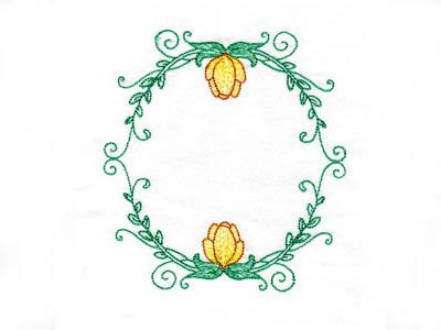 Tulip Monogram Frames 2