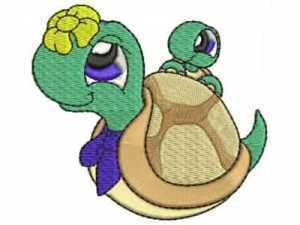 Turtles Embroidery Machine Design