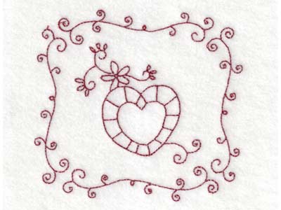 Valentine Quilt Blocks Embroidery Machine Design