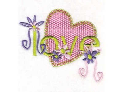 Valentines For You Embroidery Machine Design