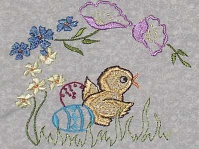 Machine Embroidery Designs Vintage Easter Set