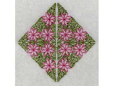 Vintage Diamonds Embroidery Machine Design