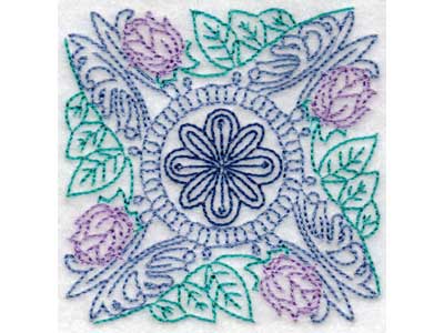 Vintage Quilting Blocks Embroidery Machine Design