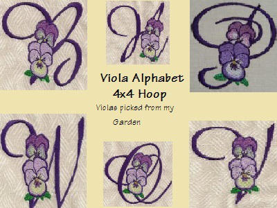 Viola Alpha Embroidery Machine Design