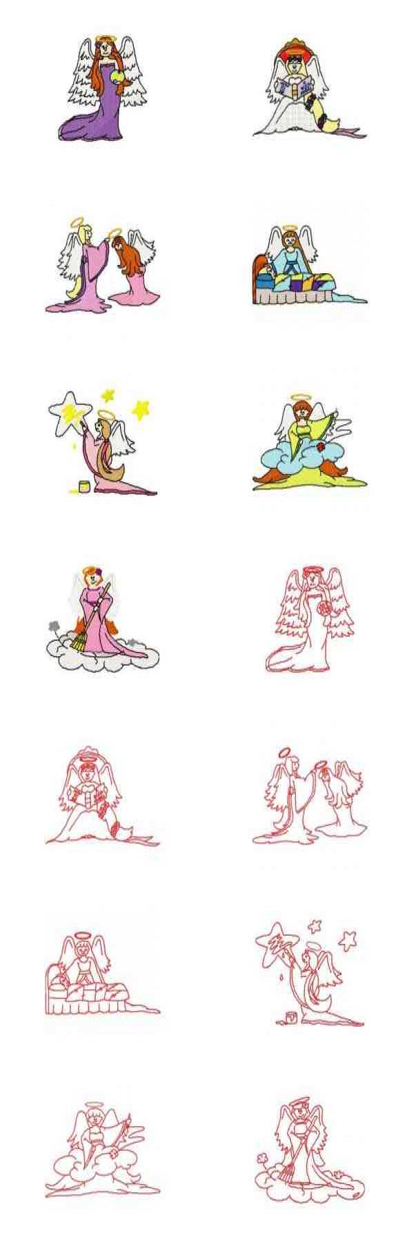 angelduties machine embroidery contact sheet