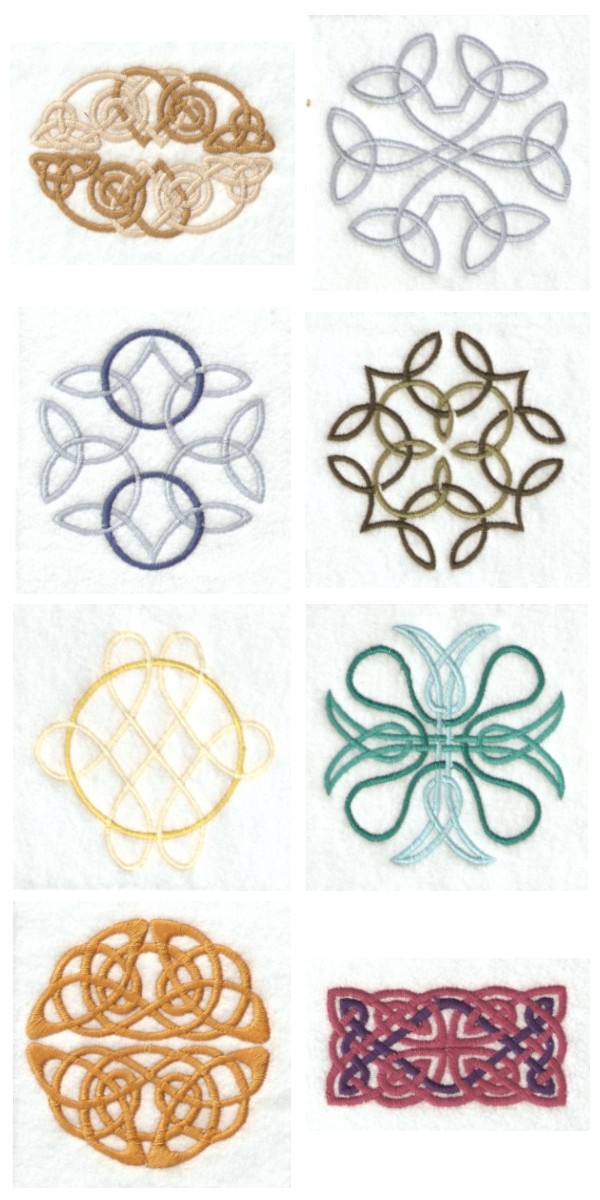 Celtic Knots Embroidery Machine Design Details