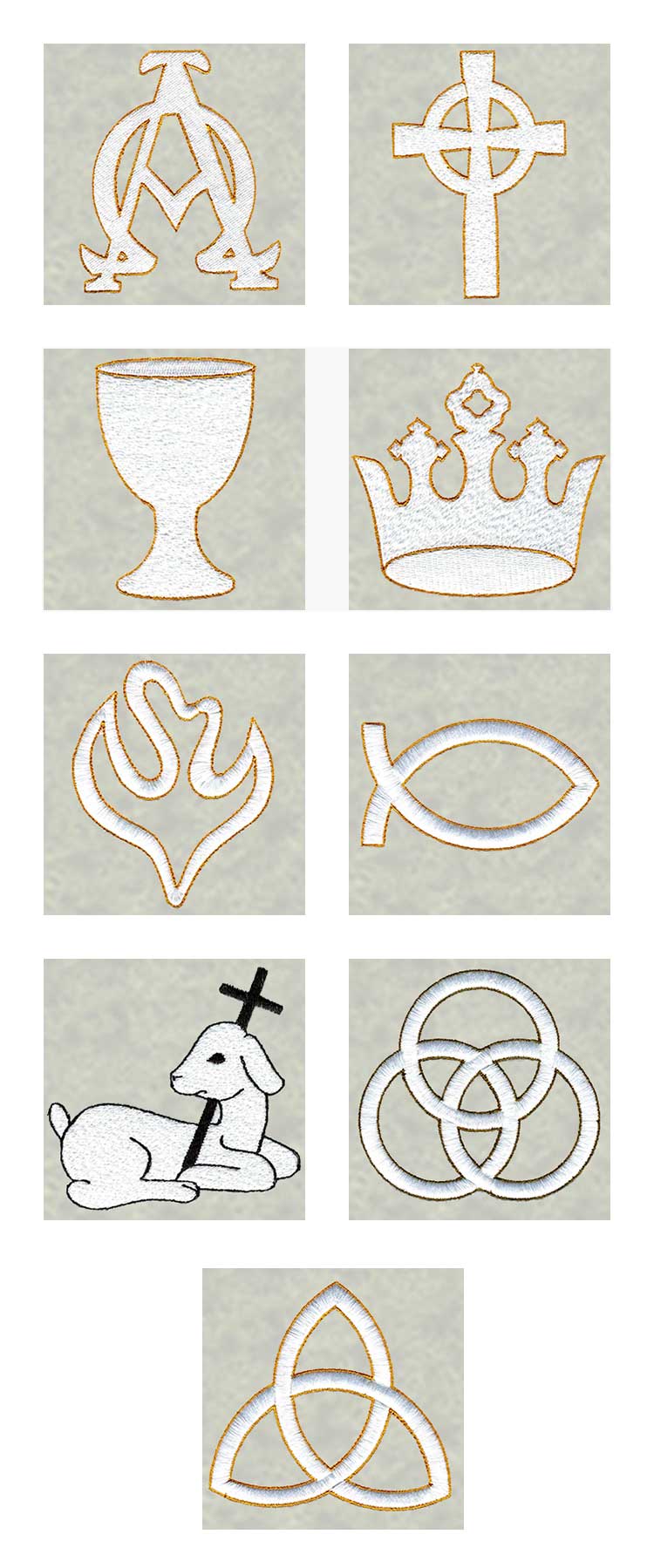 Chrismons Embroidery Machine Design Details