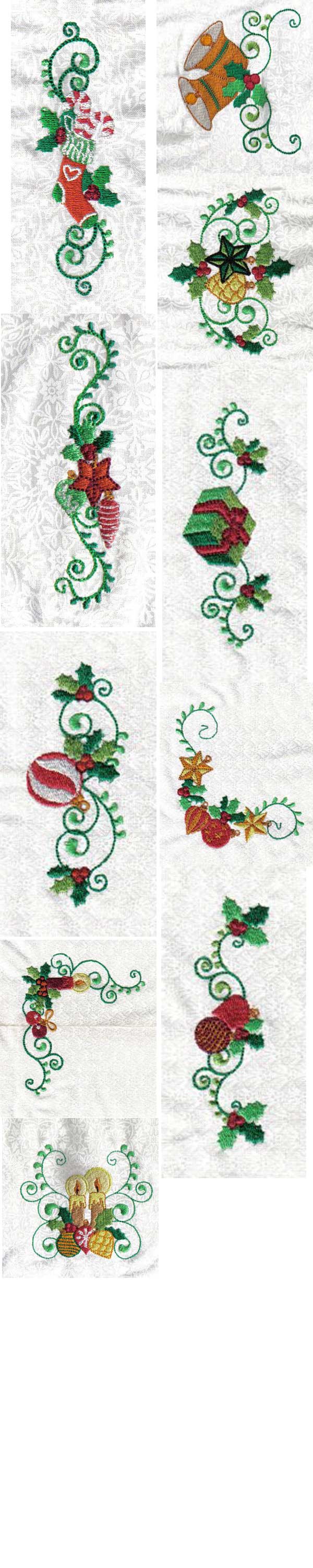 Christmas Ornaments Embroidery Machine Design Details