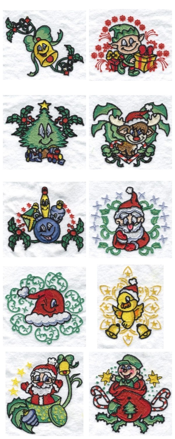 Christmas Time Embroidery Machine Design Details