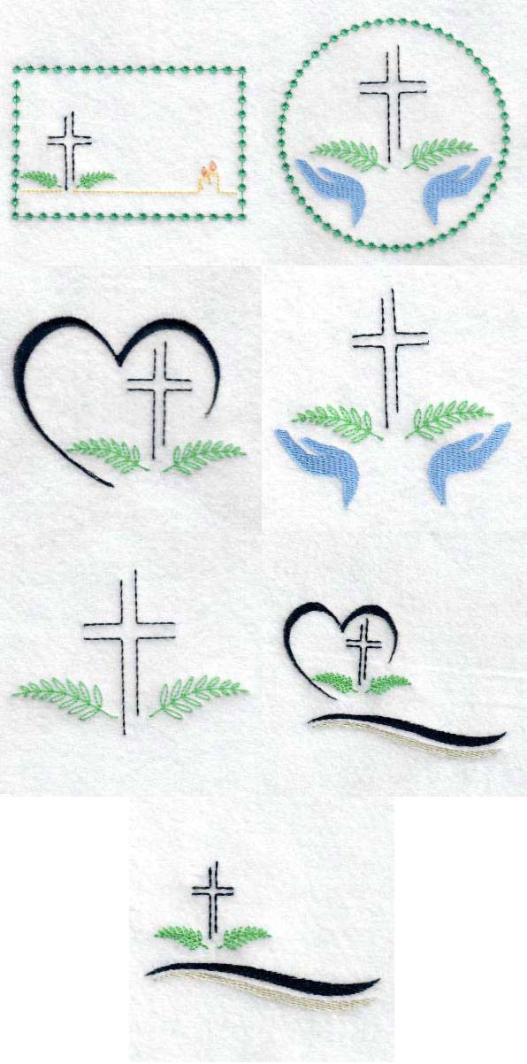 Condolences Embroidery Machine Design Details