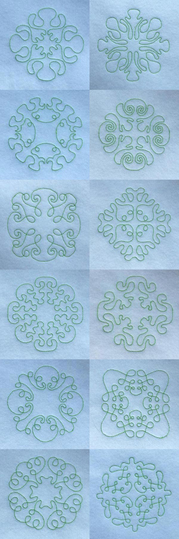 Copper Dreams Continuous Lines Embroidery Machine Design Details