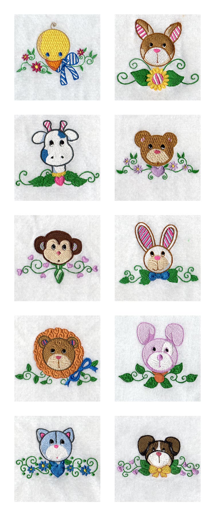 Country Friends Embroidery Machine Design Details