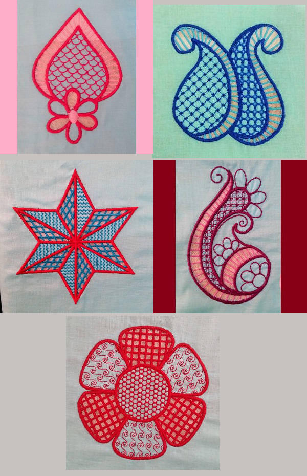 Cutwork Embroidery Embroidery Machine Design Details