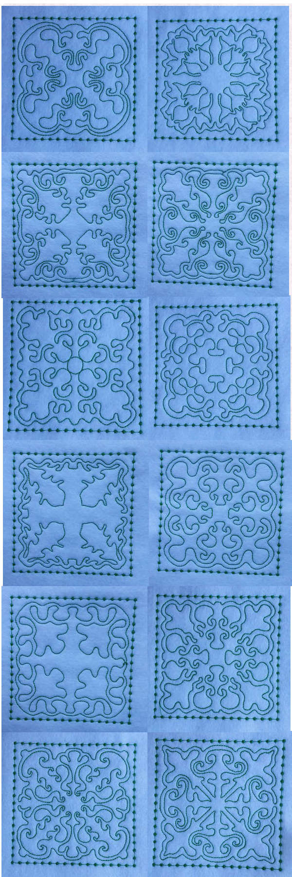 Candlewick Dreams Quilt Blocks Embroidery Machine Design Details