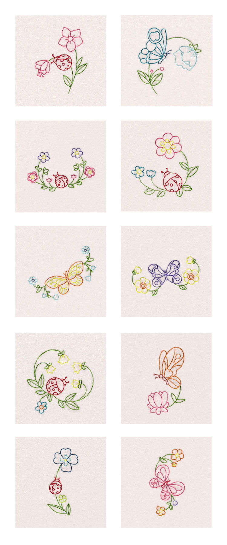 Fantastic Garden Colorlines Embroidery Machine Design Details