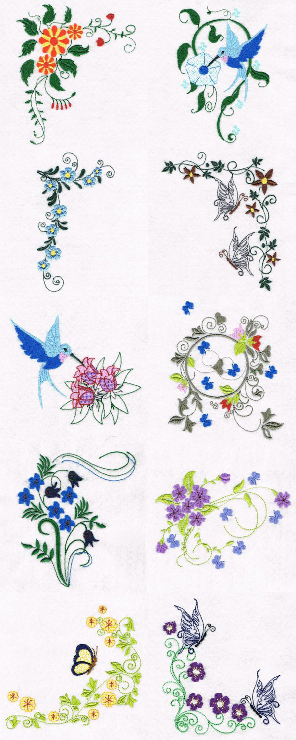 flowersbflieshumm machine embroidery contact sheet