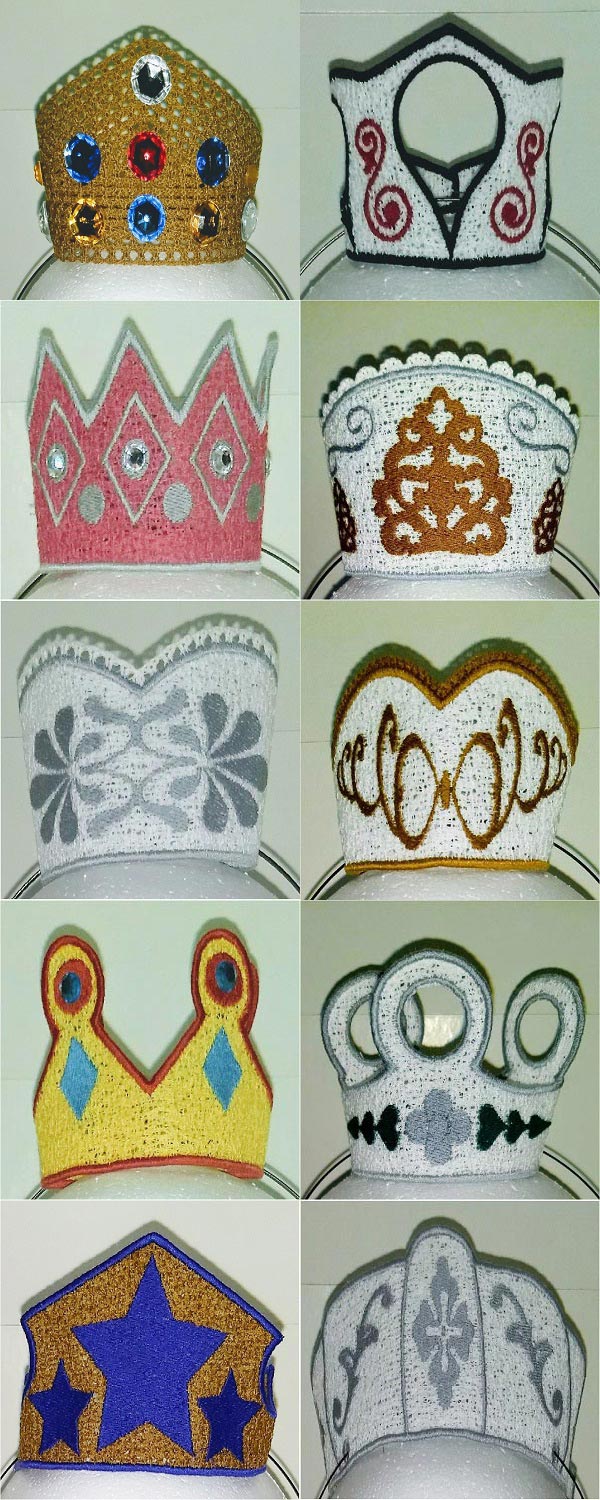 FSL Crowns Embroidery Machine Design Details