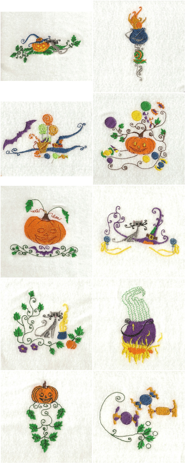 Halloween 2 Embroidery Machine Design Details