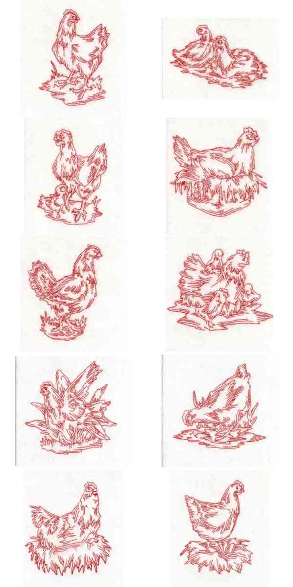 hensrw machine embroidery contact sheet