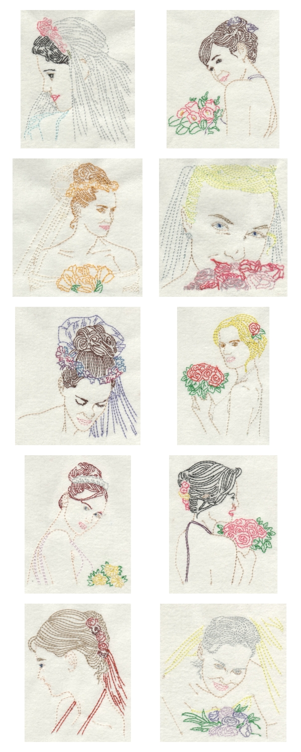 herecomethebride machine embroidery contact sheet