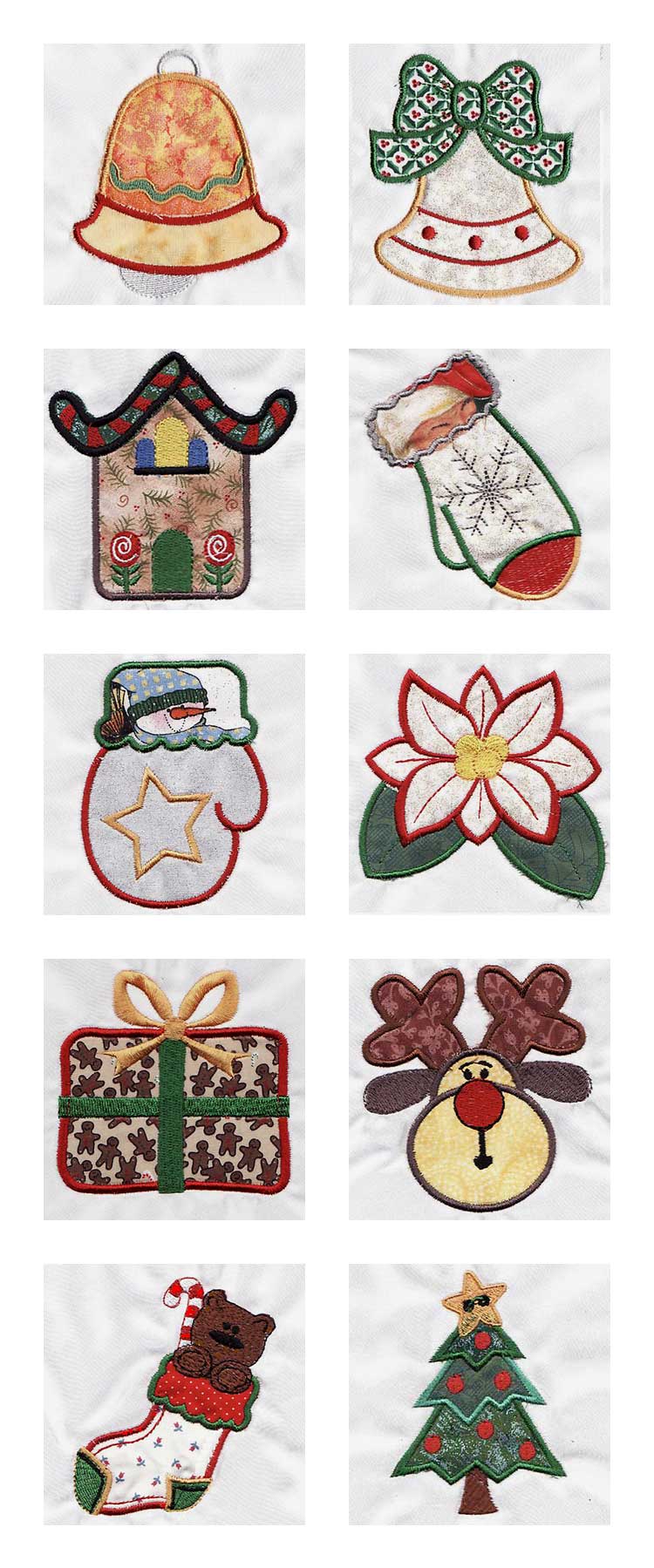 Holiday Applique Embroidery Machine Design Details