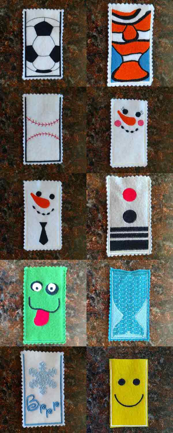 Ice Pop Holders Embroidery Machine Design Details