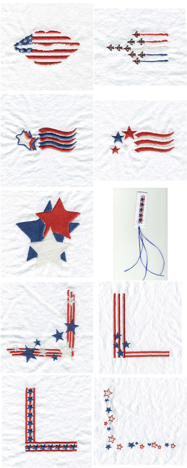Independence Day Embroidery Machine Design Details