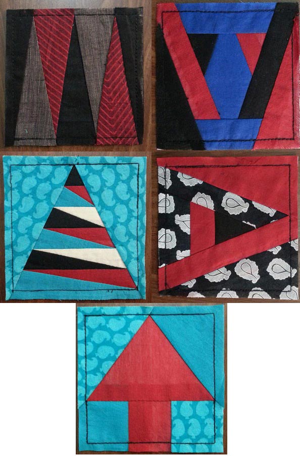 In The Hoop Quilt Block Piecing 4 Embroidery Machine Design Details