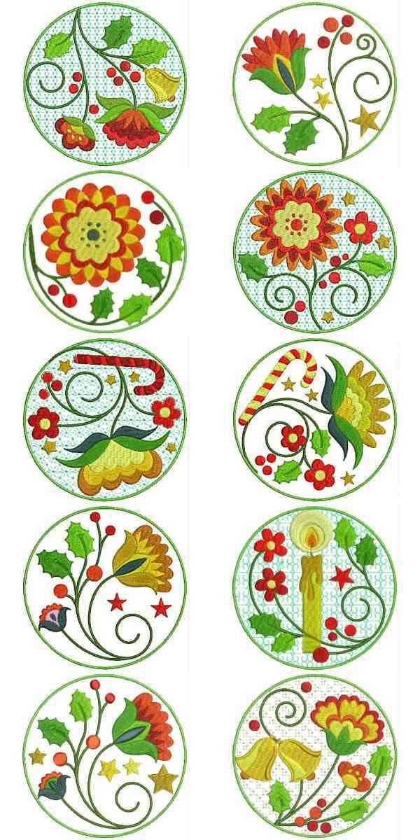 Free Embroidery Pattern: Playing with Jacobean Motifs вЂ“ Needle