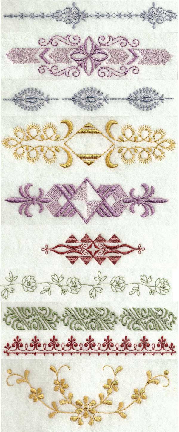 Linen Bleu 2 Embroidery Machine Design Details