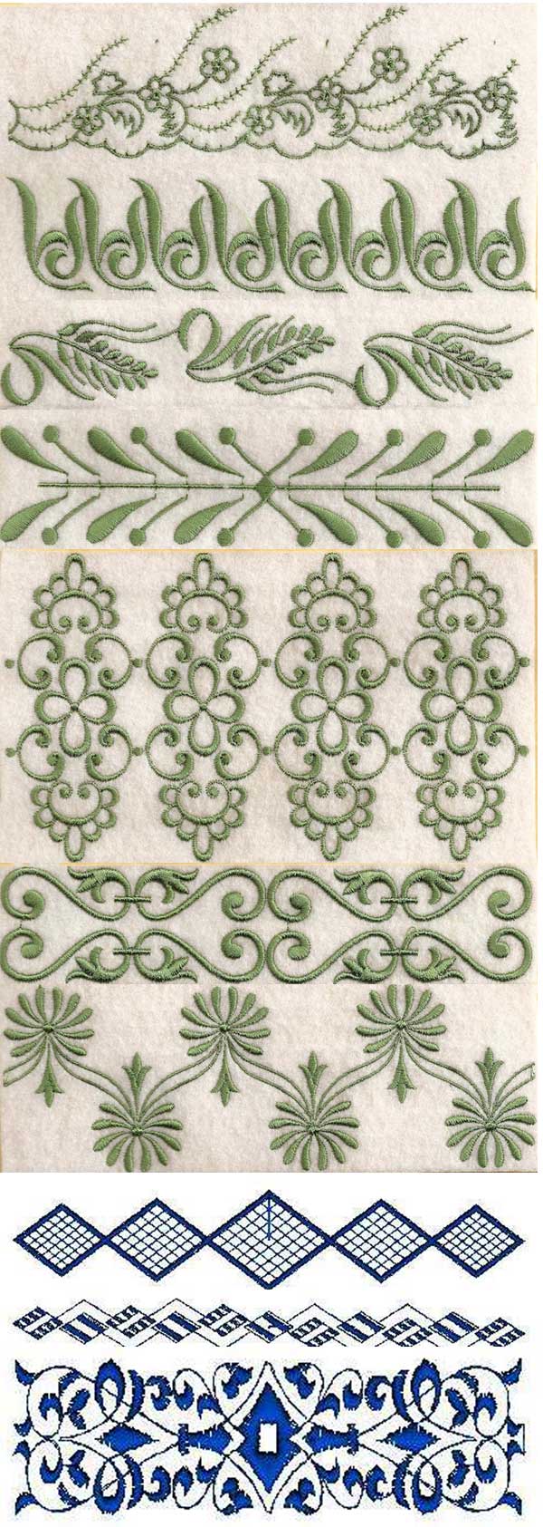 Linen Bleu 3 Embroidery Machine Design Details