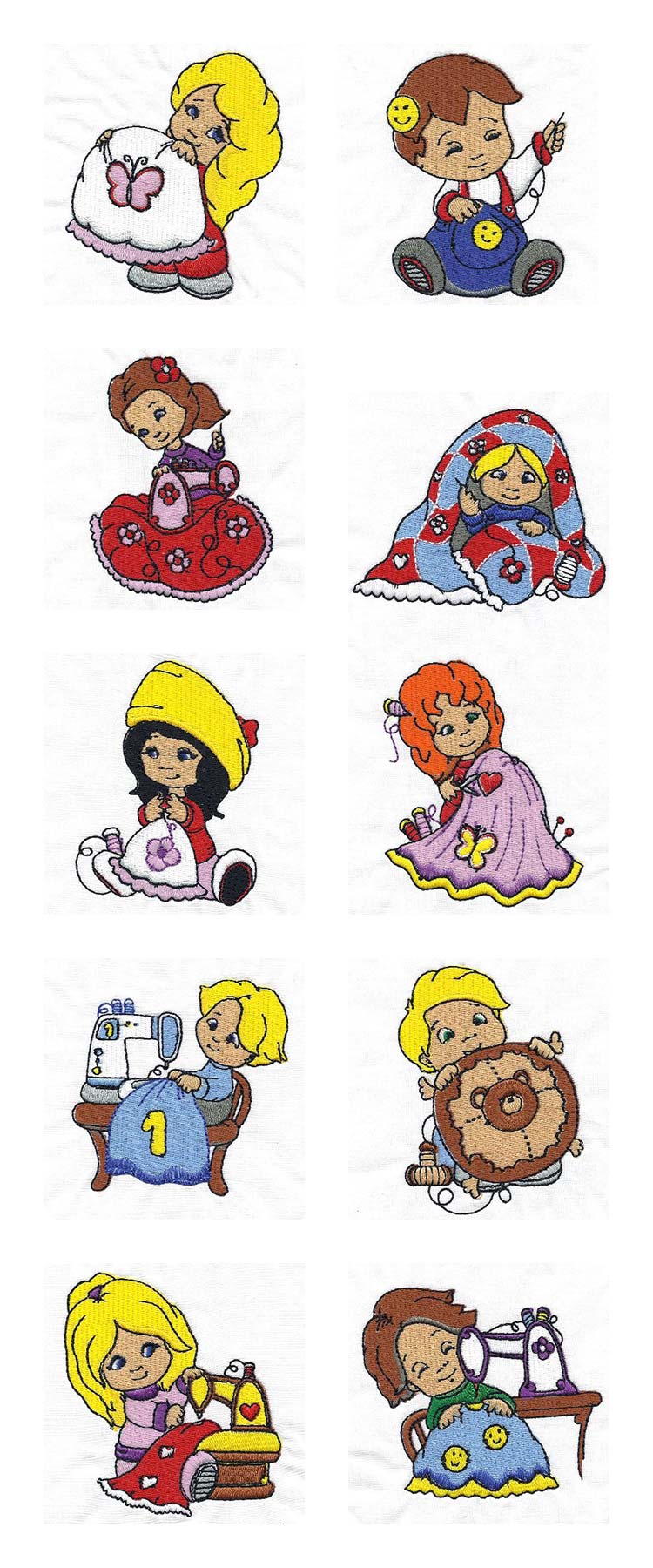 Little Stitchers Embroidery Machine Design Details