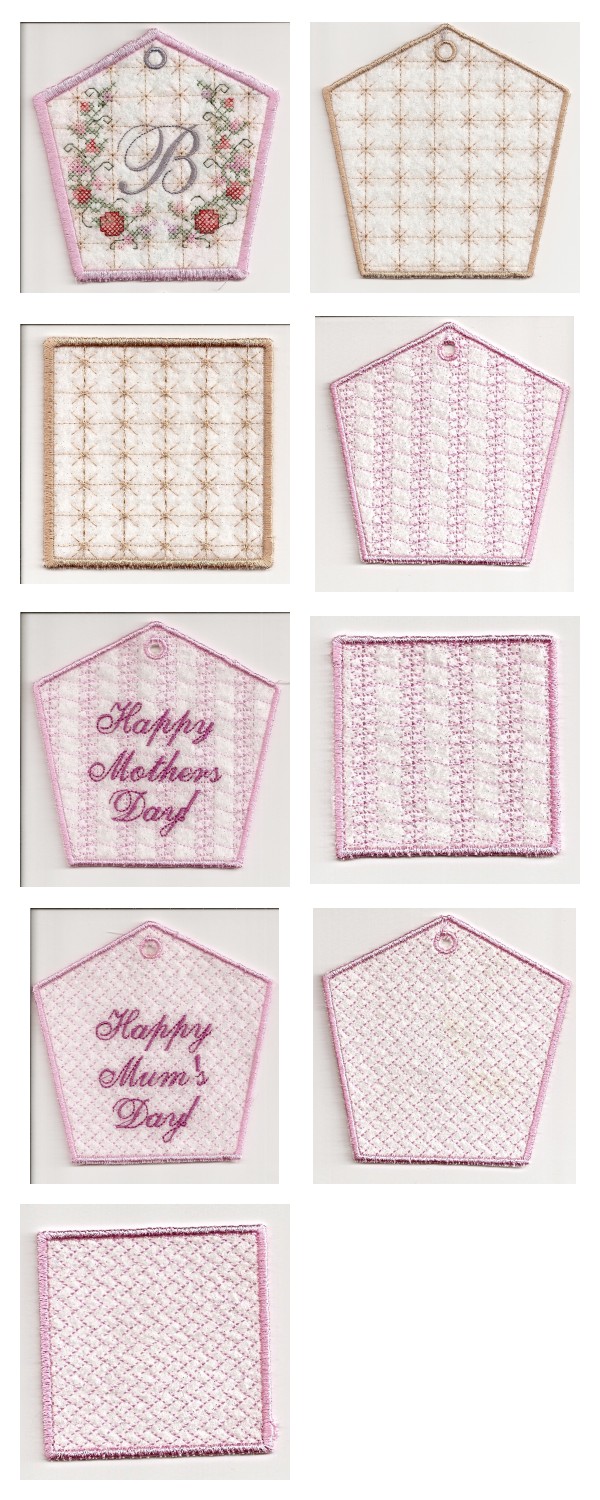 Mothers Day Boxes Embroidery Machine Design Details