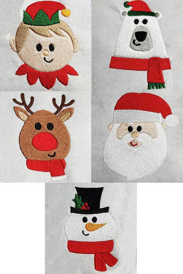 North Pole Crew Embroidery Machine Design Details