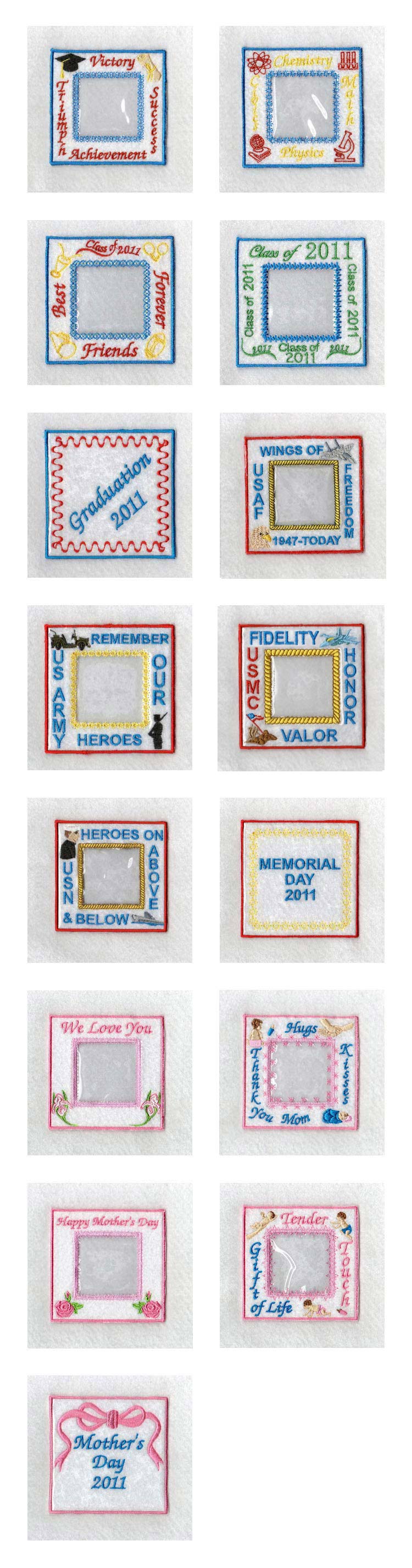 Photo Cubes Embroidery Machine Design Details