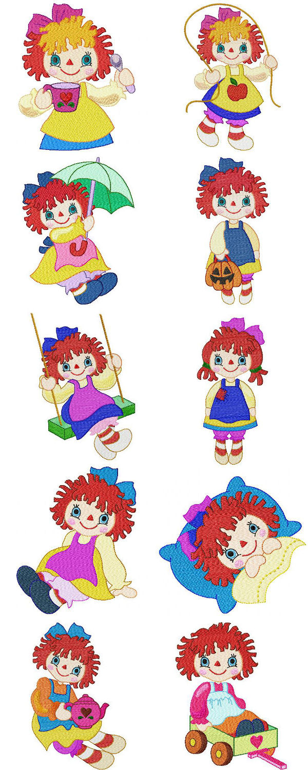 raggedfun machine embroidery contact sheet