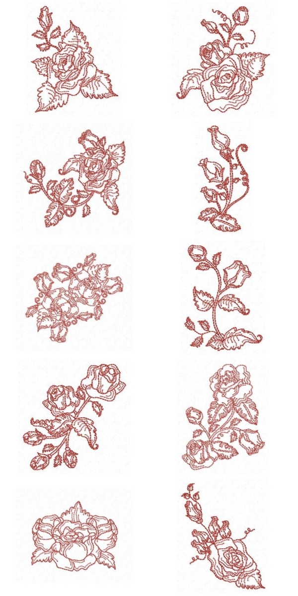 roses3 machine embroidery contact sheet