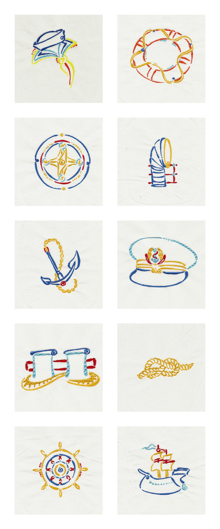 Sailing Away Embroidery Machine Design Details