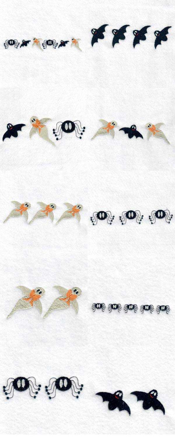 Scary Borders Embroidery Machine Design Details